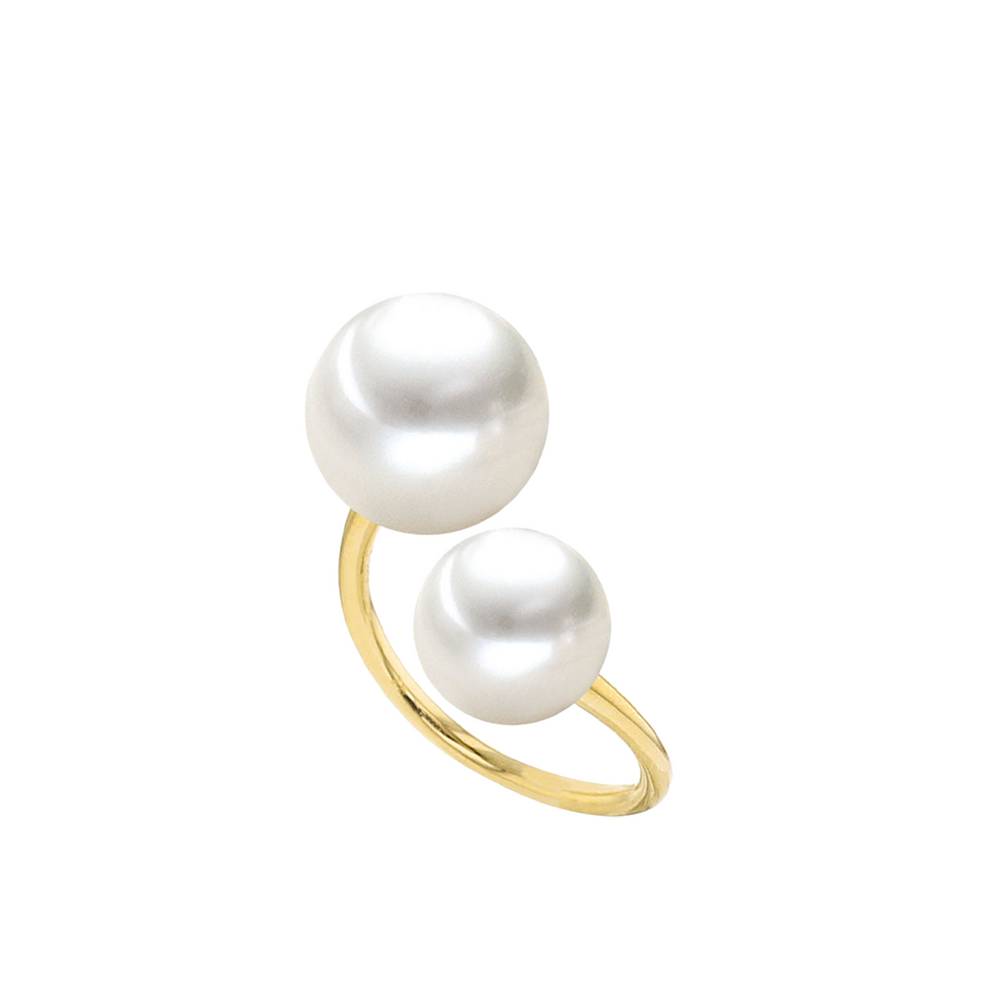 Brogle Selection Ocean freshwater pearl ring