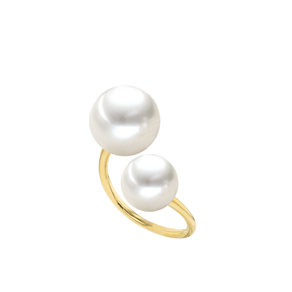 Brogle Selection Ocean freshwater pearl ring