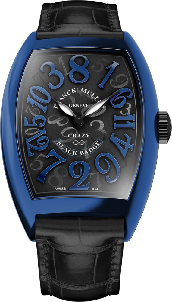 Franck Muller Cintrée Curvex Crazy Hours Black Badge 55.4 x 39.6mm Franck Muller Cintrée Curvex Crazy Hours Black Badge 55.4 x 39.6mm