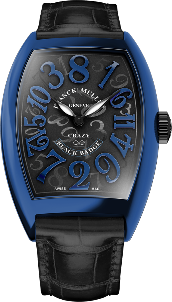 Franck Muller Cintrée Curvex Crazy Hours Black Badge 55.4 x 39.6mm Franck Muller Cintrée Curvex Crazy Hours Black Badge 55.4 x 39.6mm