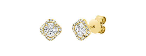 Brogle Classic diamond stud earrings