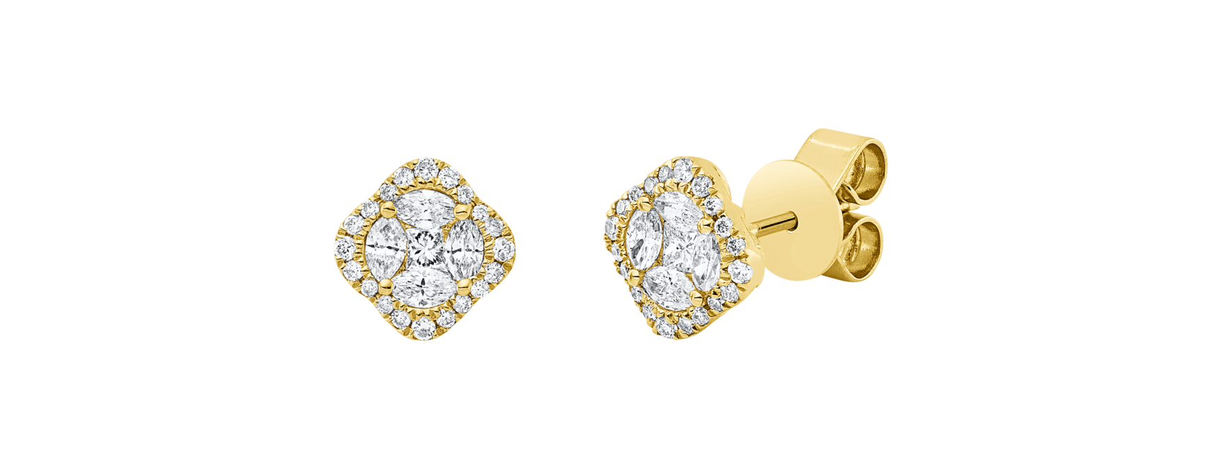 Brogle Classic diamond stud earrings Brogle Classic diamond stud earrings