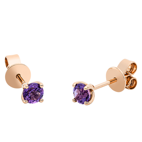 Brogle Selection Felicity stud earrings with amethysts