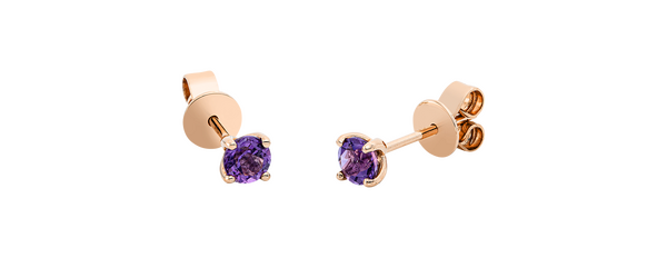 Brogle Classic amethyst stud earrings Brogle Classic amethyst stud earrings