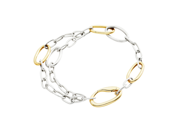 DBC5001 ESSEN 00YAG 020 Dodo silver and gold plated silver essentials bracelet aff81c843a73177f2