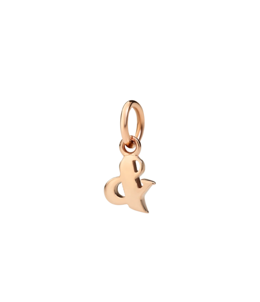 80734 DMC1008 LET S 0009R 010 Dodo letter charm 9k rose gold m64b0180e22481e78