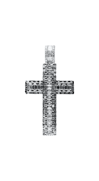 Brogle Selection Kreuzanhänger mit Diamanten