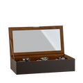 Heisse & Söhne Stapelbares Schmuckkästchen Mirage XL - Oberteil: Uhrenbox für 12 Uhren Heisse & Söhne Stapelbares Schmuckkästchen Mirage XL - Oberteil: Uhrenbox für 12 Uhren