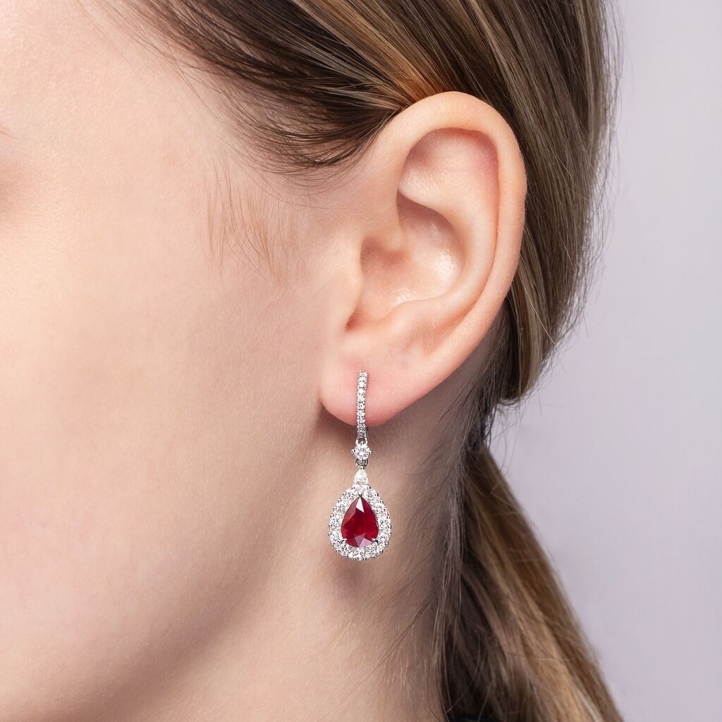 Brogle Selection ruby earrings Brogle Selection ruby earrings