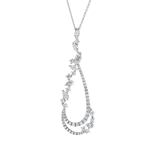 Brogle Selection necklace with diamond pendant Brogle Selection necklace with diamond pendant