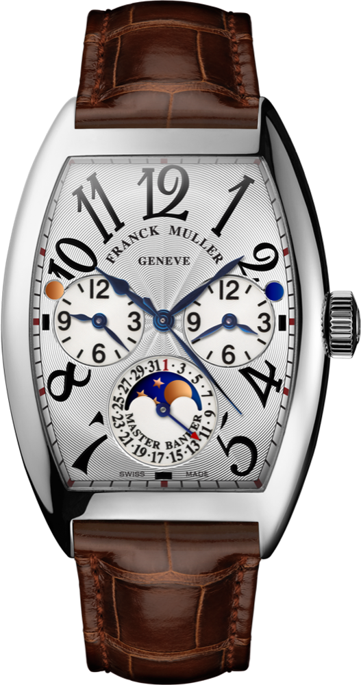 Franck Muller Cintrée Curvex Master Banker Moon Phase 50.4 x 36mm