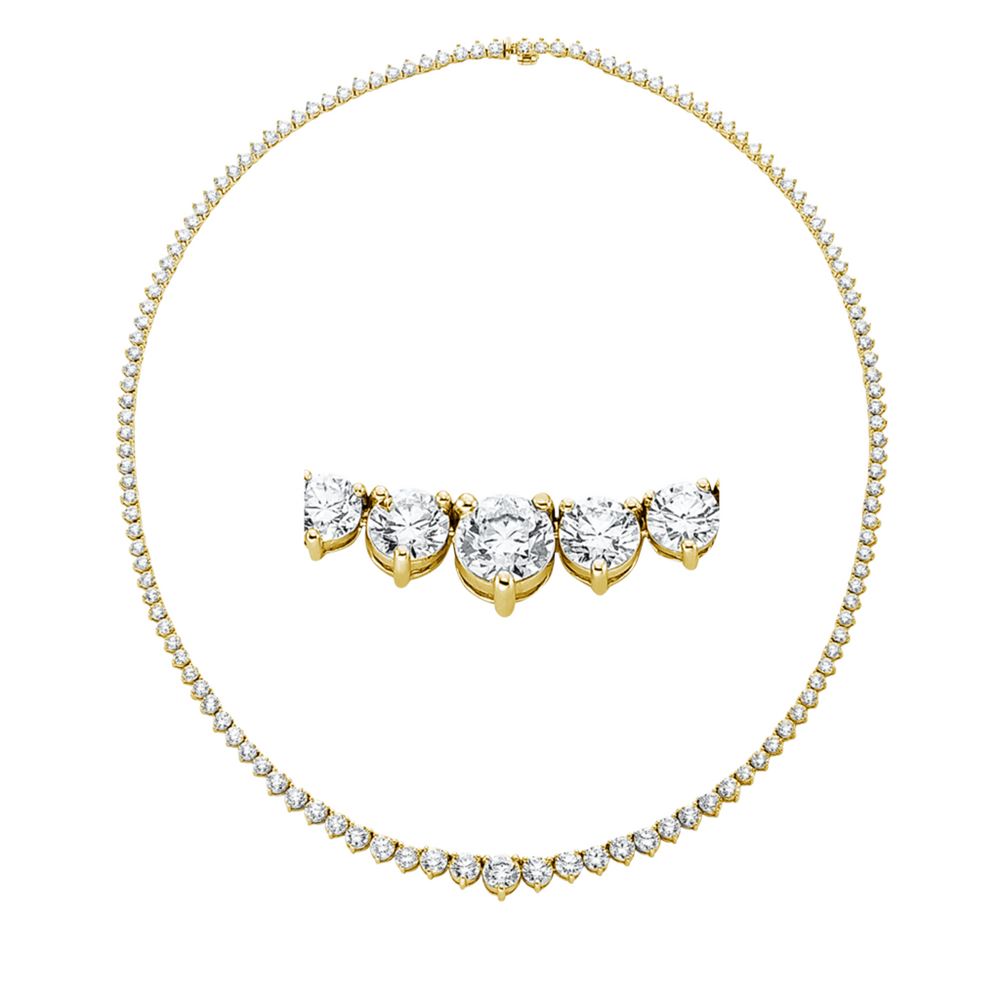 Brogle Selection Eternity tennis necklace Brogle Selection Eternity tennis necklace