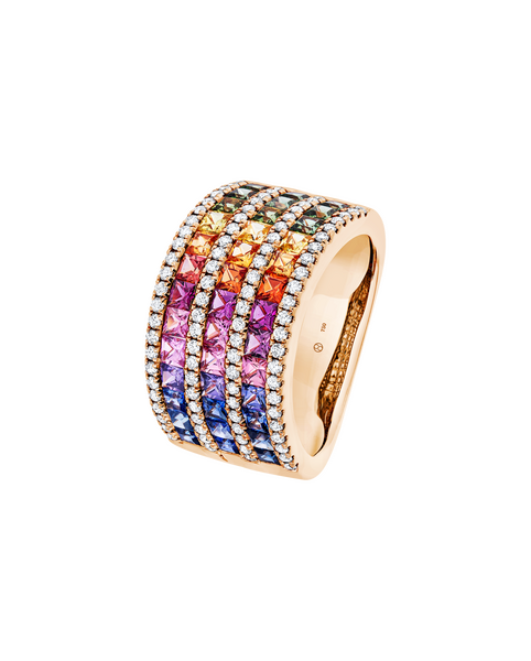 Brogle Selection Saphirring Rainbow Brogle Selection Saphirring Rainbow