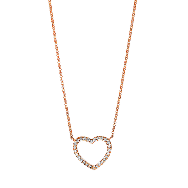 Brogle Classic Kette mit Diamantherz Brogle Classic Kette mit Diamantherz