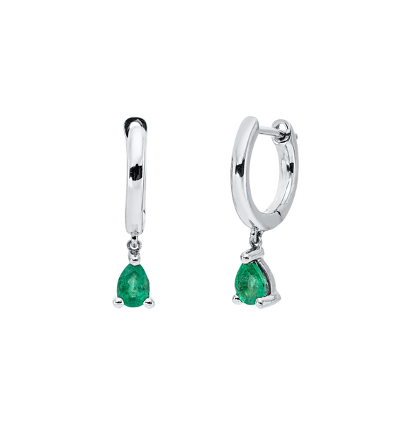 Brogle Classic emerald earrings