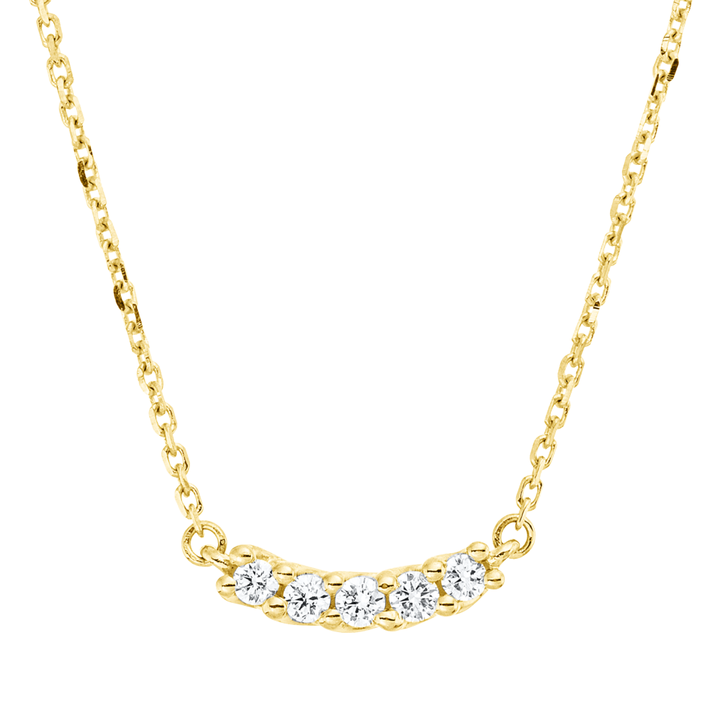 Brogle Classic necklace with diamond pendant Brogle Classic necklace with diamond pendant