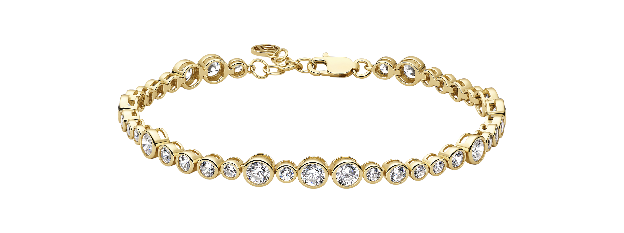 18 Karat vergoldetes Silber