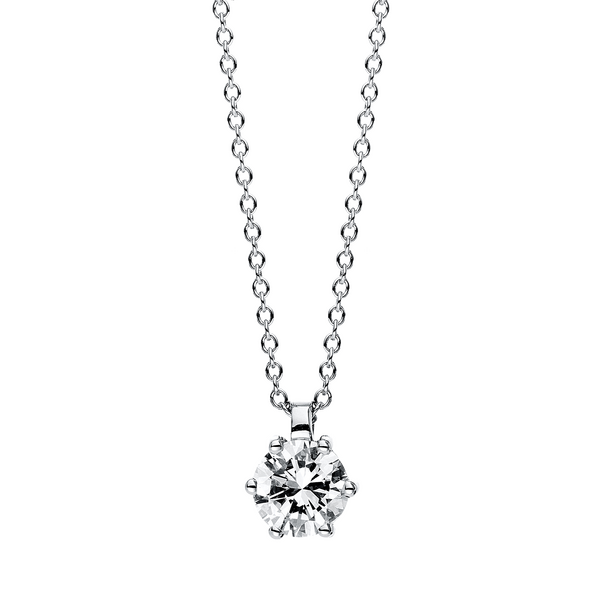 Brogle solitaire necklace Marie from 0.7 carat Brogle solitaire necklace Marie from 0.7 carat