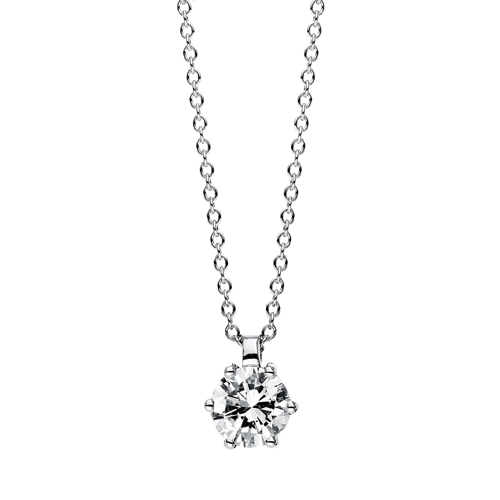 Brogle solitaire necklace Marie from 0.7 carat Brogle solitaire necklace Marie from 0.7 carat