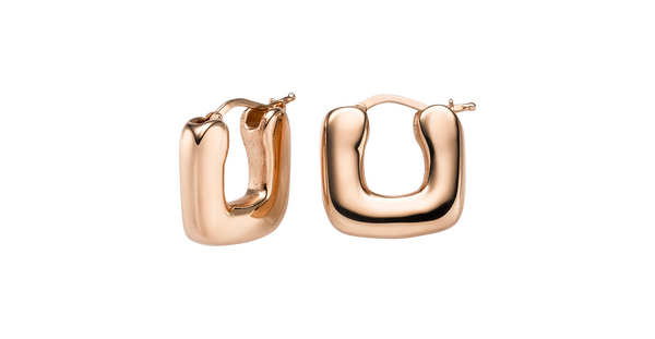 Brogle Classic gold hoop earrings Brogle Classic gold hoop earrings