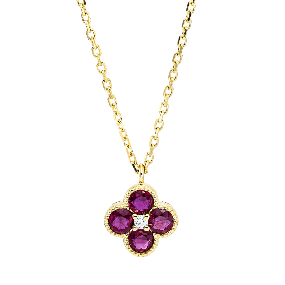 Brogle Classic Kette mit Rubinanhänger