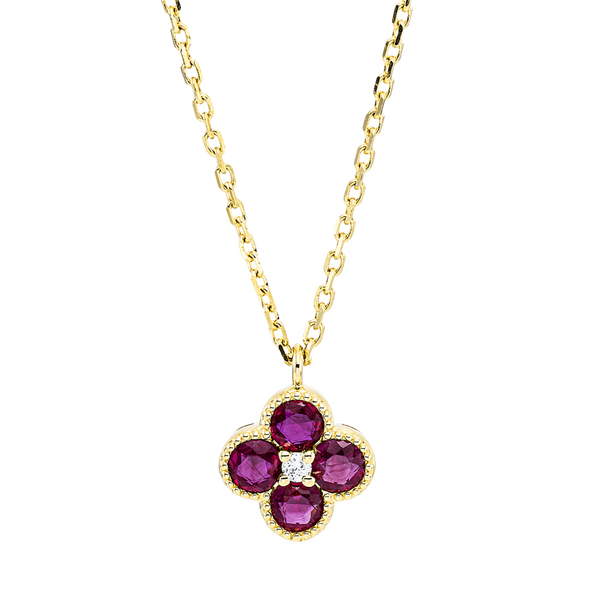 Brogle Classic Kette mit Rubinanhänger