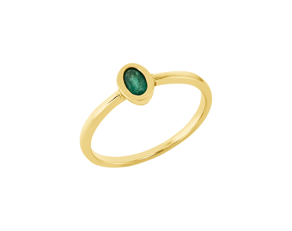 Brogle Classic emerald ring
