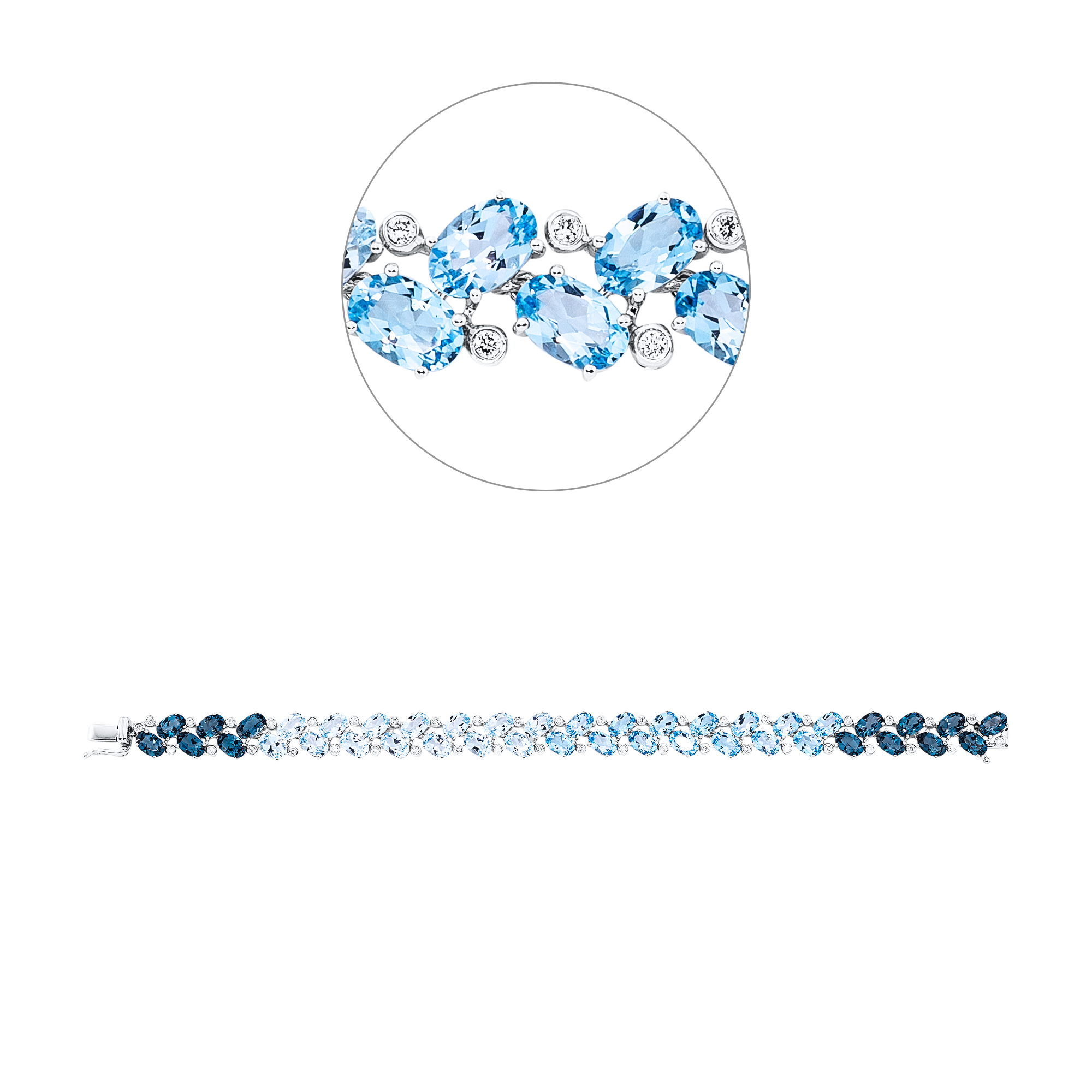 Brogle Selection topaz bracelet Brogle Selection topaz bracelet