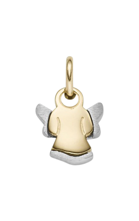 Brogle Classic bicolor angel pendant in gold Brogle Classic bicolor angel pendant in gold