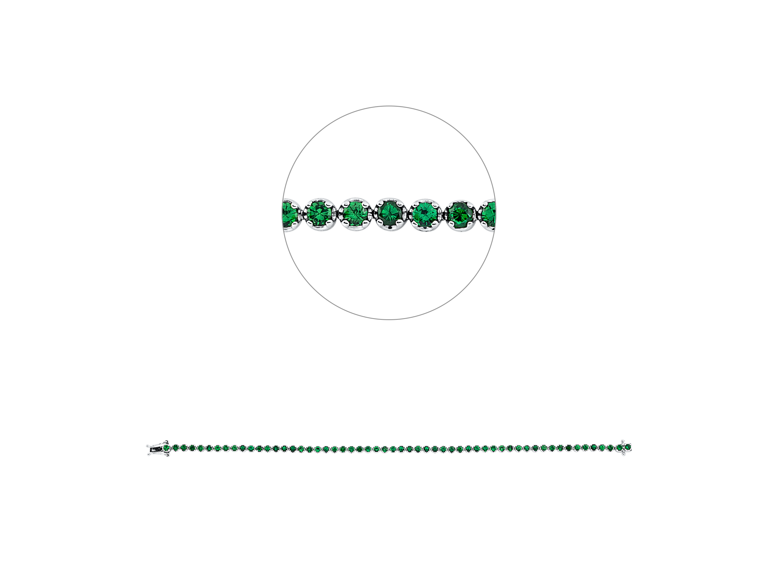 Brogle Classic tsavolite bracelet