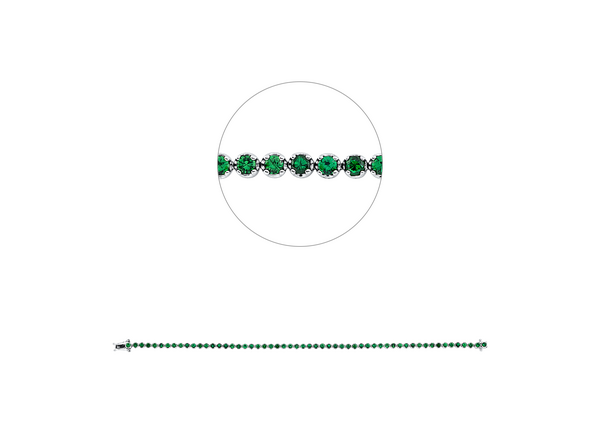 Brogle Classic tsavolite bracelet