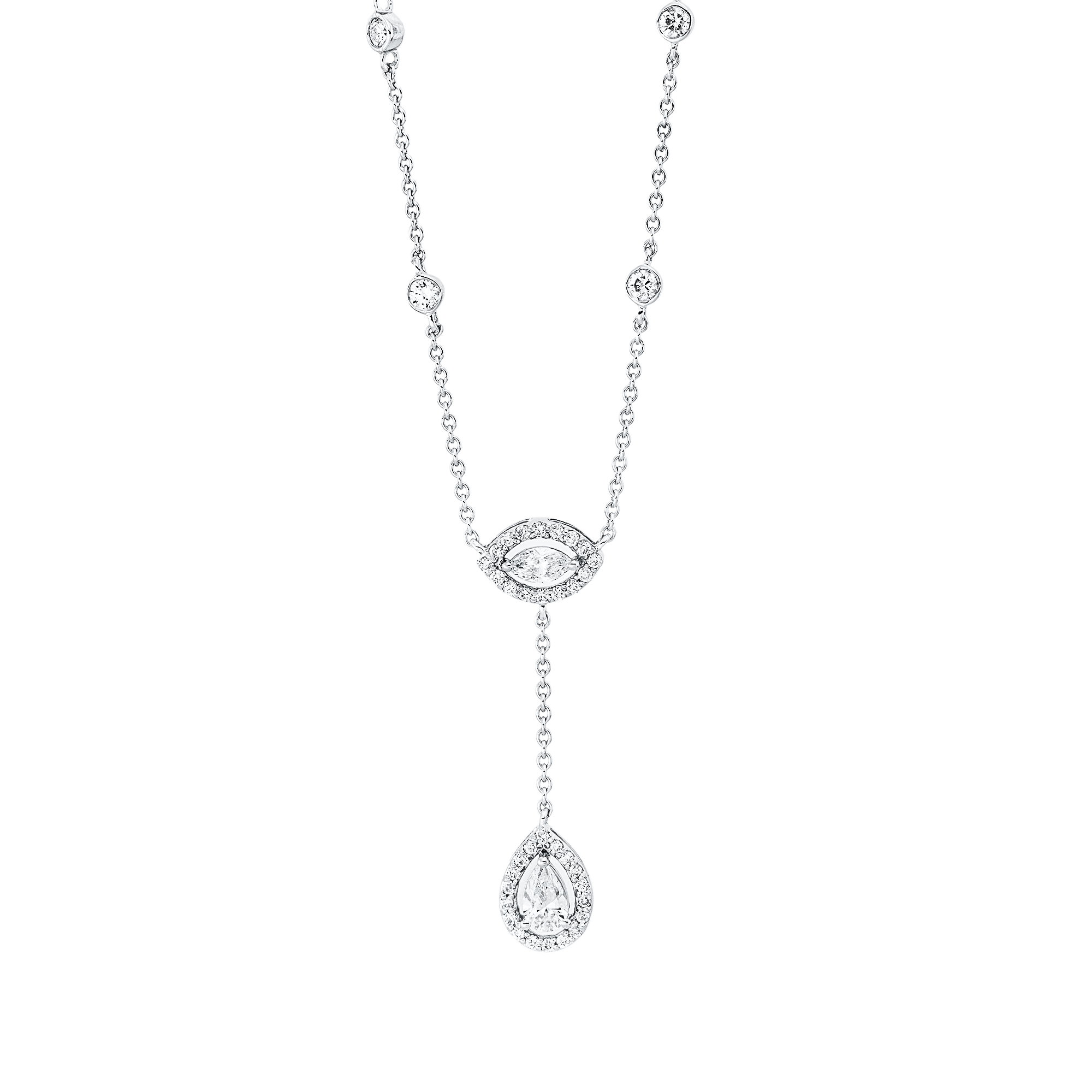 Brogle Classic necklace with diamond pendant