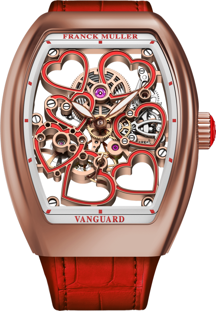 Franck Muller Vanguard Heart Skeleton 42,3 x 32mm