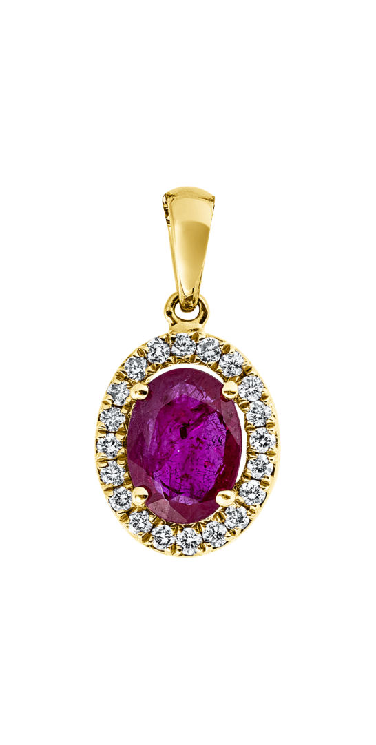 Brogle Classic ruby pendant
