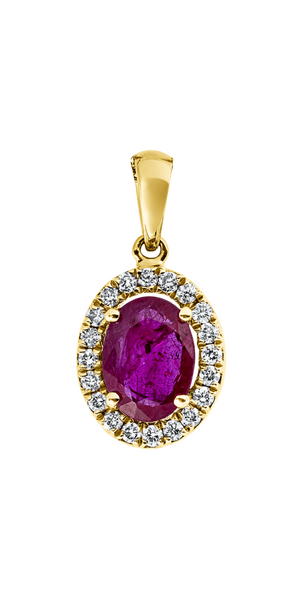 Brogle Classic ruby pendant