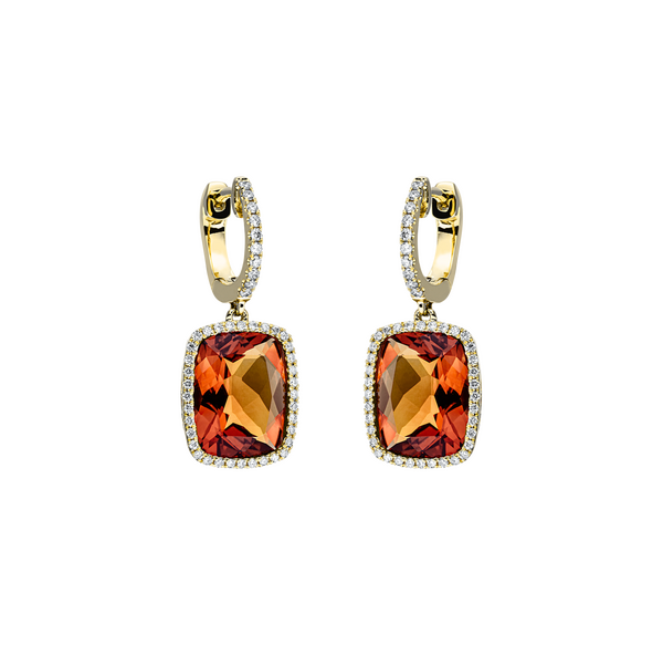 Brogle Classic Citrinohrhänger Brogle Classic Citrinohrhänger