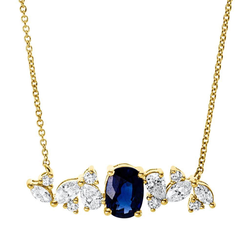 Brogle Selection Kette mit Saphiranhänger Brogle Selection Kette mit Saphiranhänger