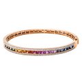 Brogle Selection sapphire bangle Rainbow Brogle Selection sapphire bangle Rainbow