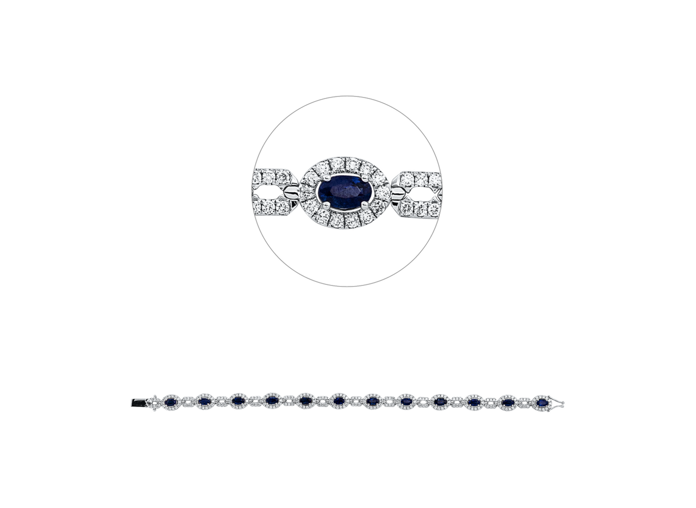 Brogle Selection Saphirarmband