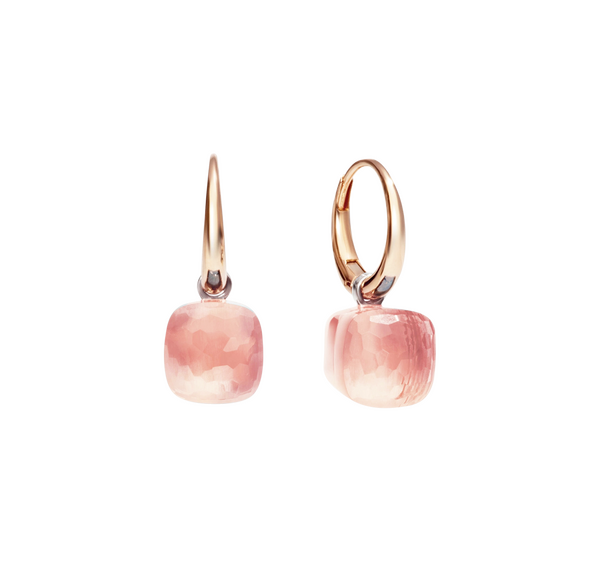Pomellato Nudo rose quartz earrings Pomellato Nudo rose quartz earrings