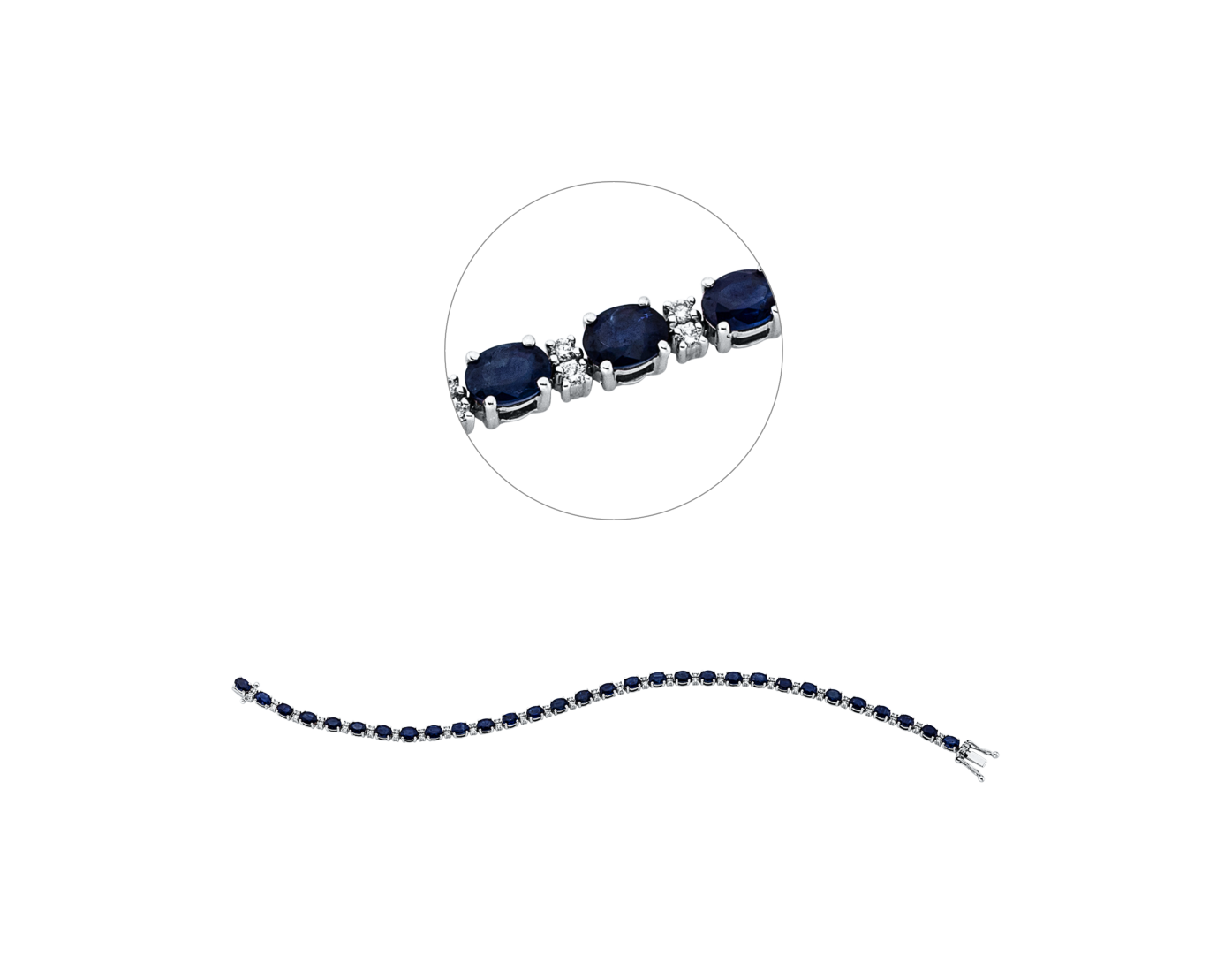 Brogle Selection Saphirarmband