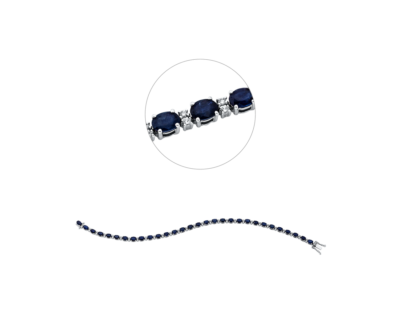 Brogle Selection Saphirarmband