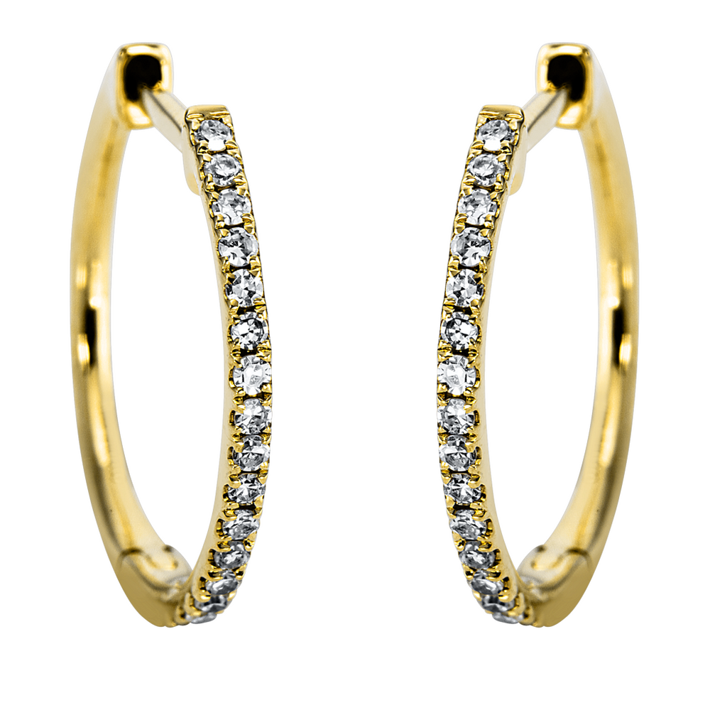 Brogle Selection Eternity diamond hoop earrings