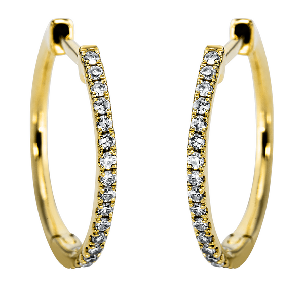 Brogle Selection Eternity diamond hoop earrings