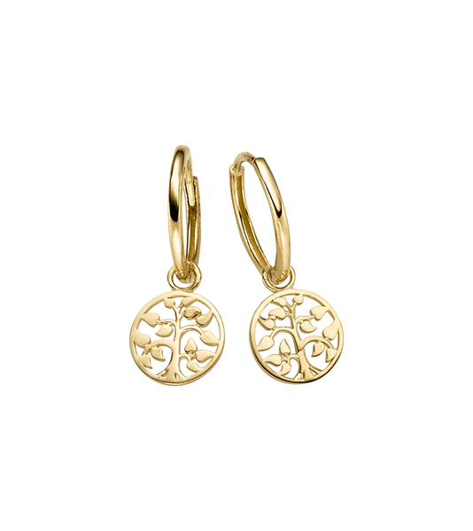 Brogle Classic gold hoop earrings Brogle Classic gold hoop earrings