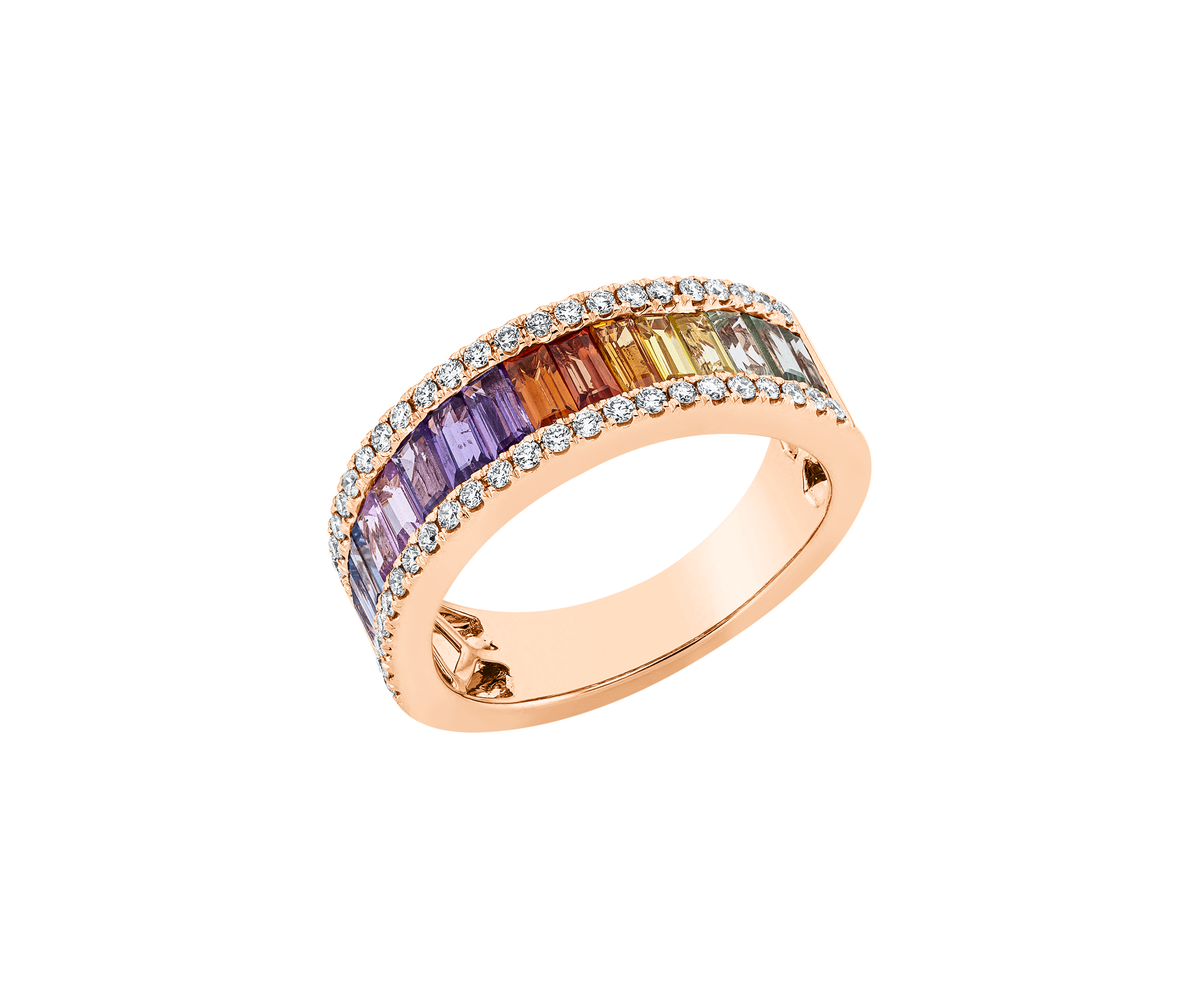 Brogle Classic Sapphire Ring Rainbow Brogle Classic Sapphire Ring Rainbow