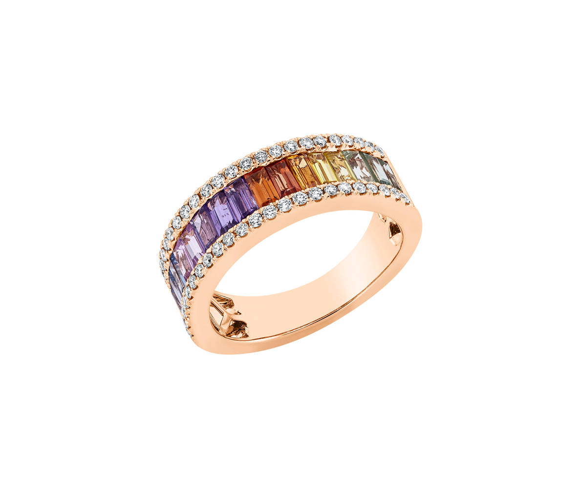 Brogle Classic Sapphire Ring Rainbow Brogle Classic Sapphire Ring Rainbow