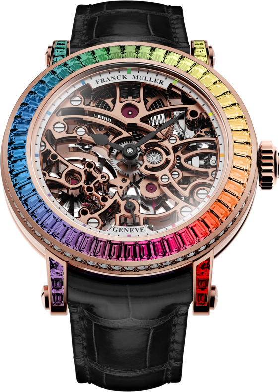 Franck Muller Round Skeleton Baguette 30,5 x 36,5mm Franck Muller Round Skeleton Baguette 30,5 x 36,5mm