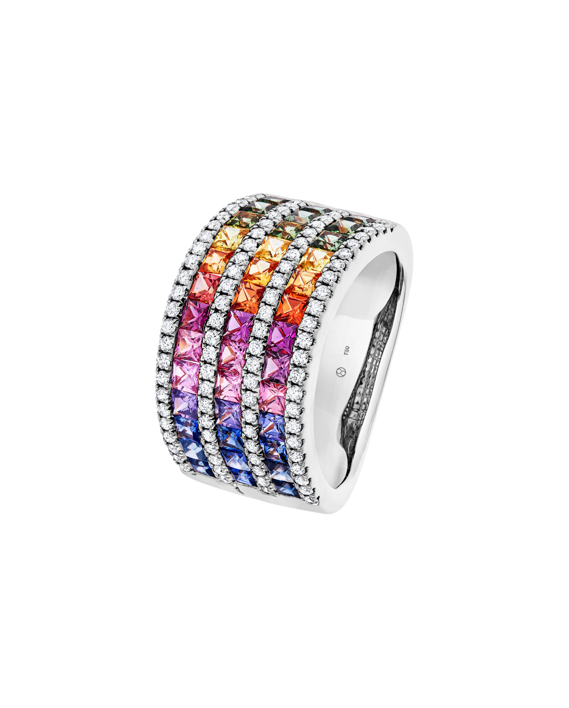 Brogle Selection sapphire ring Rainbow Brogle Selection sapphire ring Rainbow