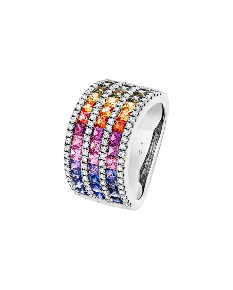 Brogle Selection sapphire ring Rainbow Brogle Selection sapphire ring Rainbow